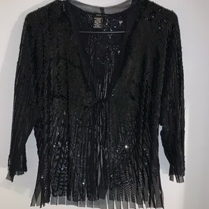 BCBG sequin jacket